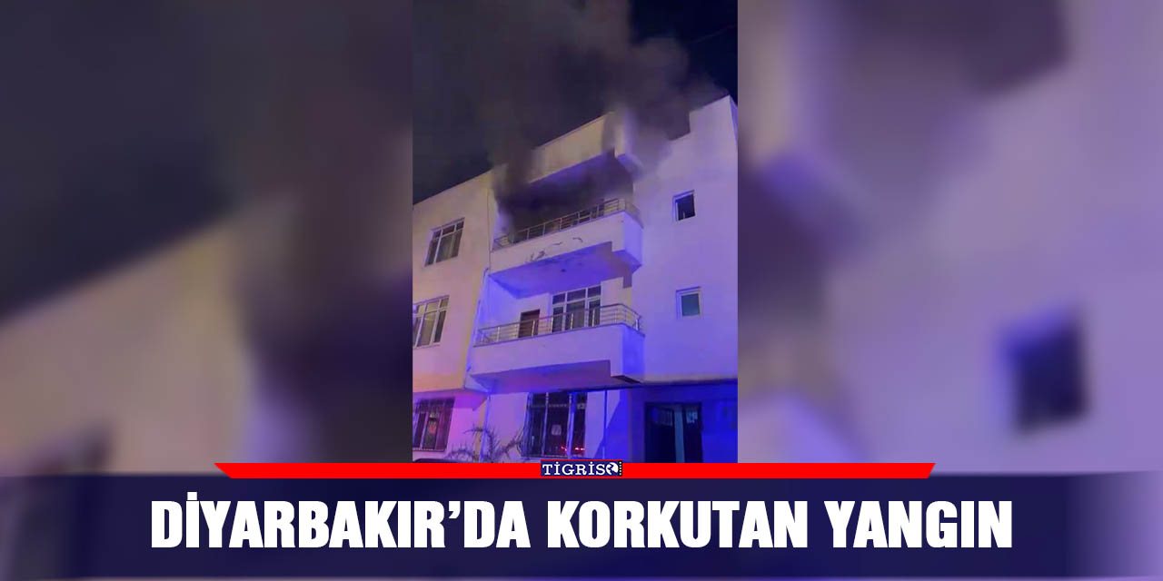 Diyarbakır’da korkutan yangın