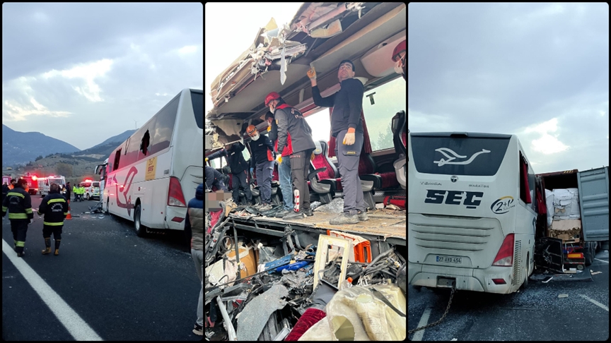 Katliam gibi kaza: 7 kişi hayatını kaybetti, 11 kişi yaralandı
