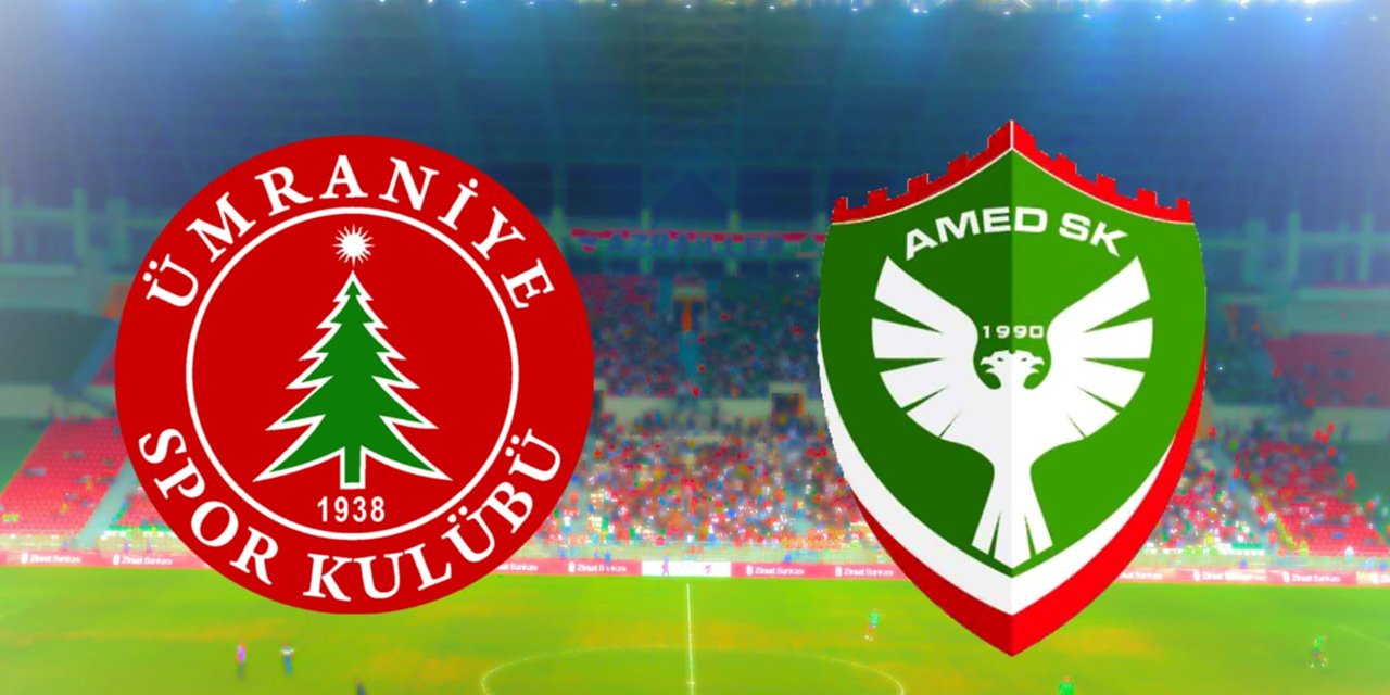 Ümraniyespor–Amedspor: İlk 11’ler belli oldu