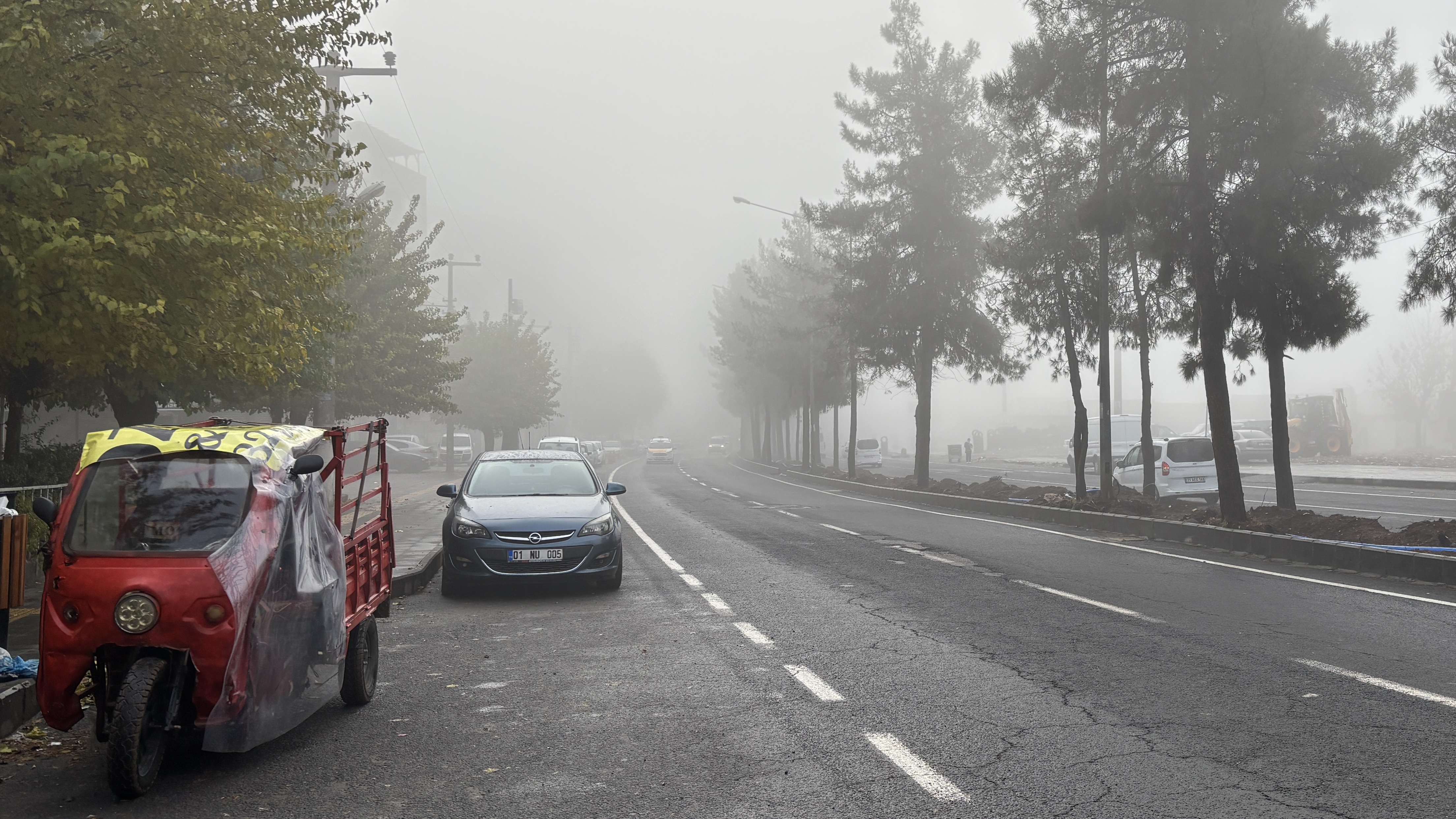 Diyarbakır’da yoğun sis