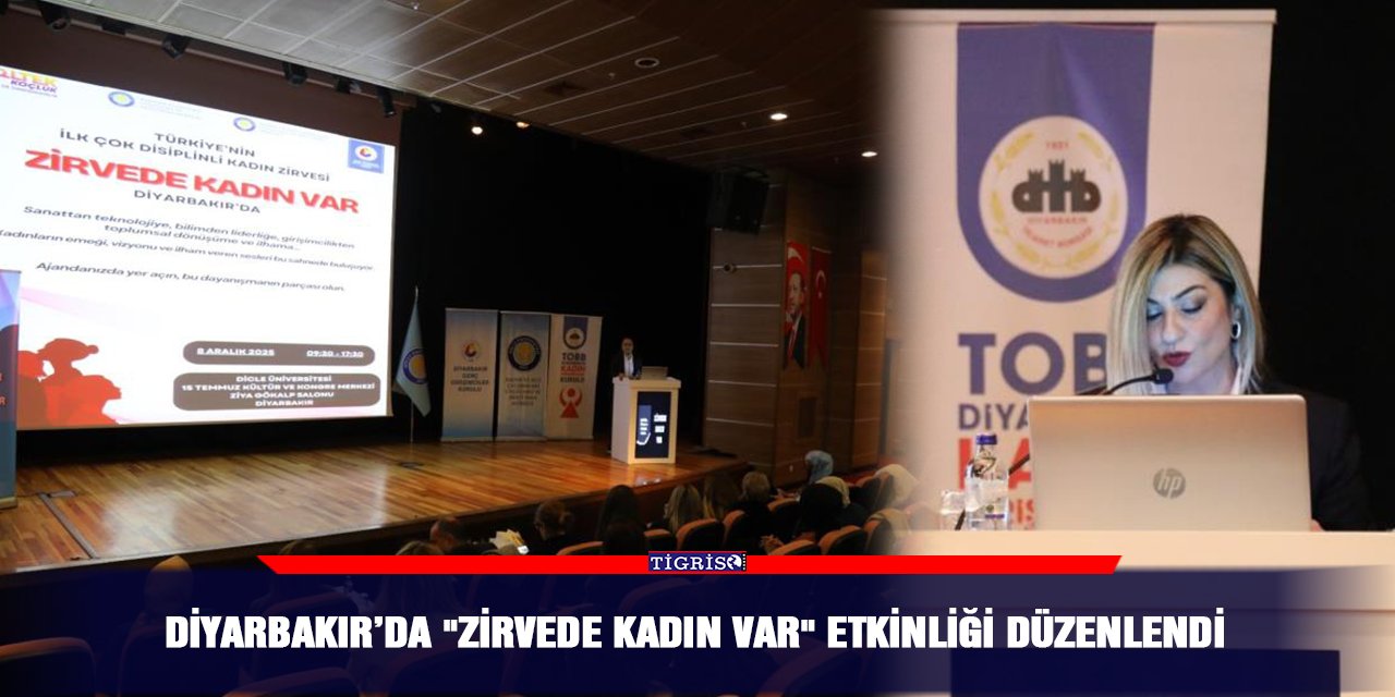 Diyarbakır’da "Zirvede Kadın Var" etkinliği düzenlendi