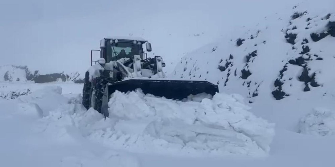 Şırnak'ta kar yarım metreyi geçti