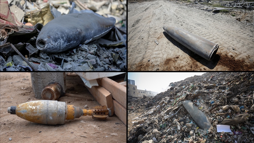 “Gazze'de patlamamış mühimmatlar sivilleri risk altında bırakıyor”