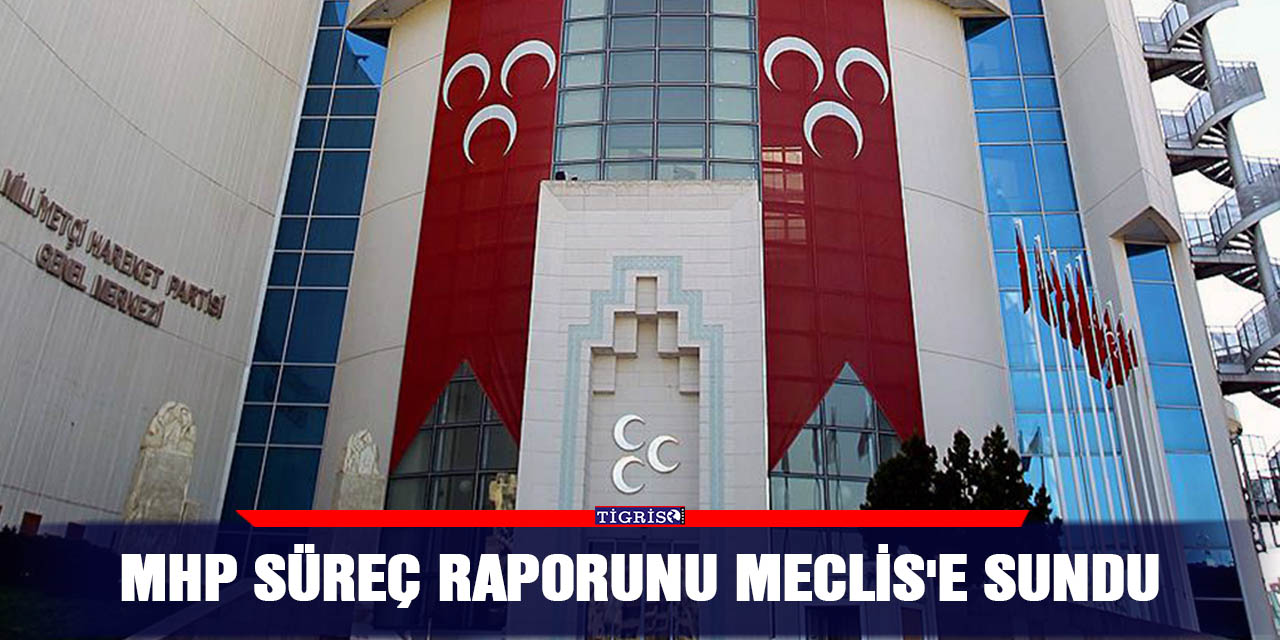 MHP süreç raporunu Meclis'e sundu
