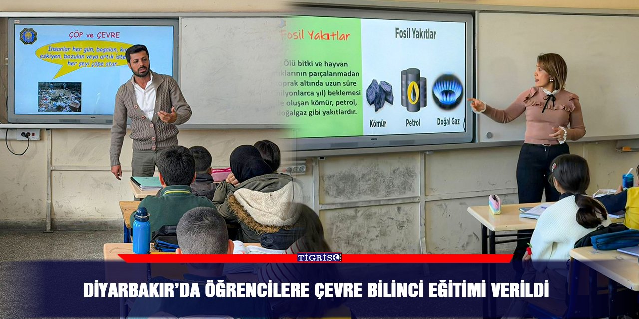 Diyarbakır’da öğrencilere çevre bilinci eğitimi verildi