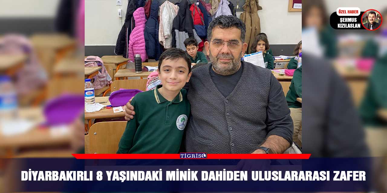 Diyarbakırlı 8 yaşındaki minik dahiden uluslararası zafer