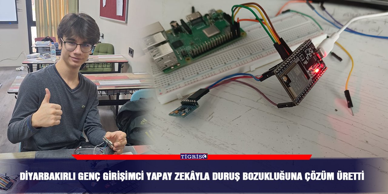 Diyarbakırlı genç girişimci yapay zekâyla duruş bozukluğuna çözüm üretti