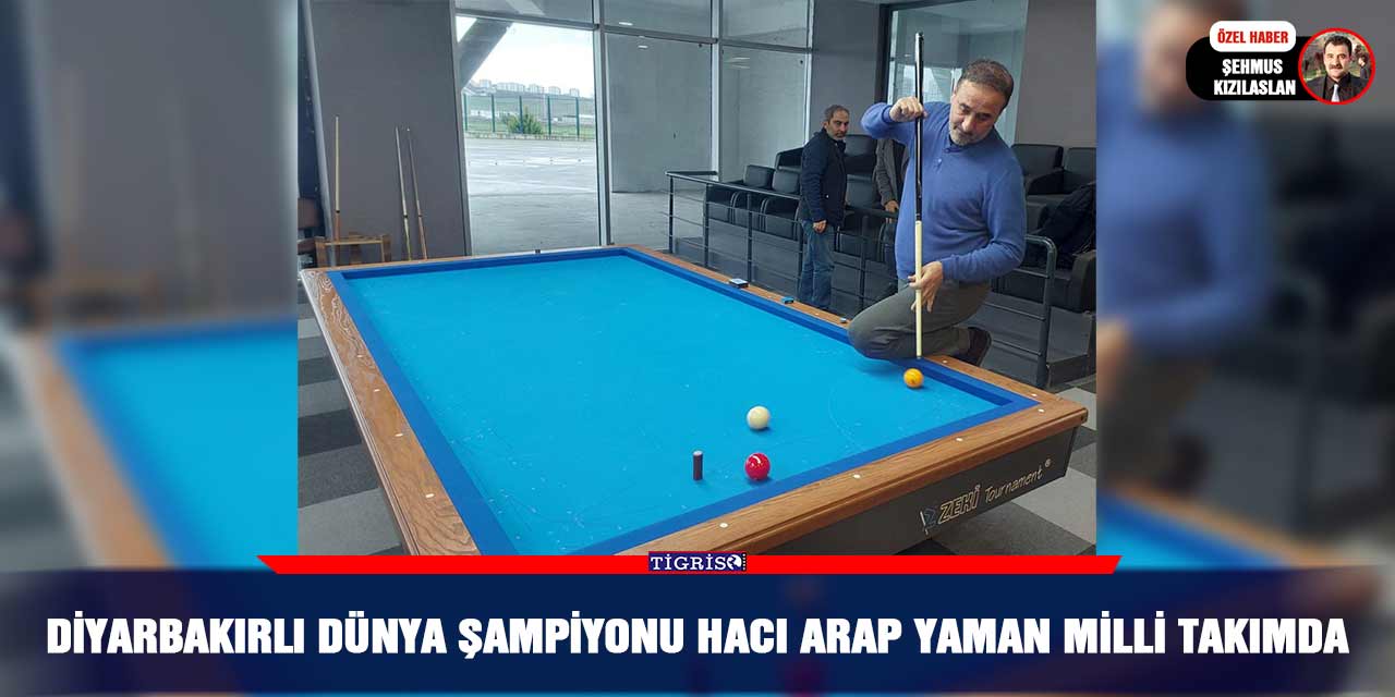 Diyarbakırlı Dünya Şampiyonu Hacı Arap Yaman Milli Takımda