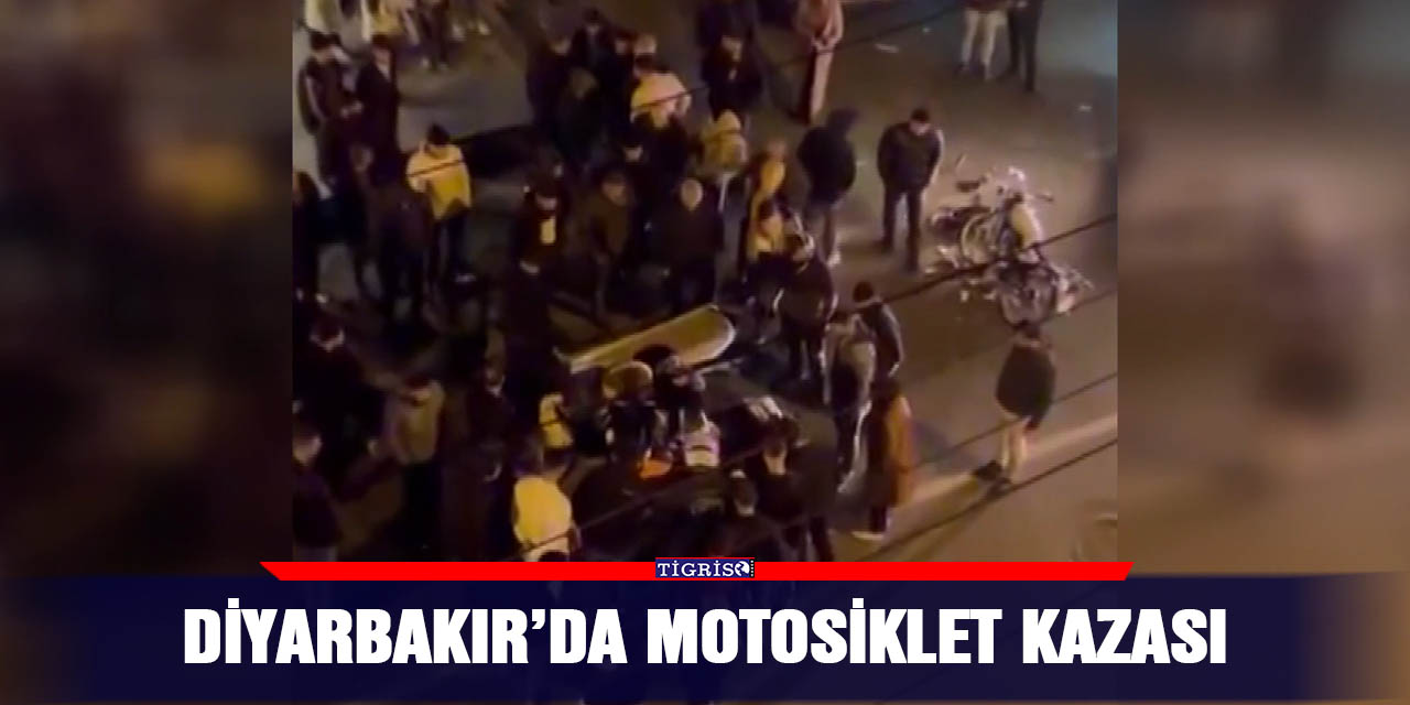 VİDEO - Diyarbakır’da motosiklet kazası