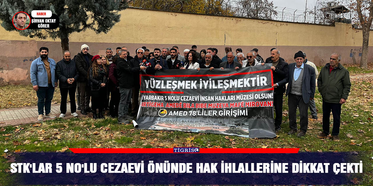 STK'lar 5 No'lu Cezaevi önünde hak ihlallerine dikkat çekti