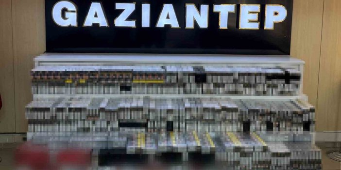 Gaziantep’te kaçak sigara operasyonu