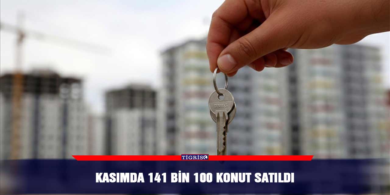 Kasımda 141 bin 100 konut satıldı