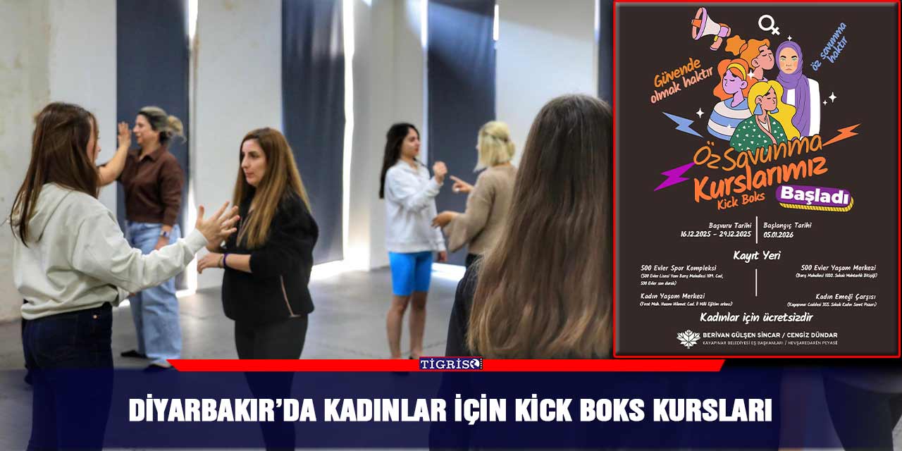 Diyarbakır’da kadınlar için Kick Boks kursları