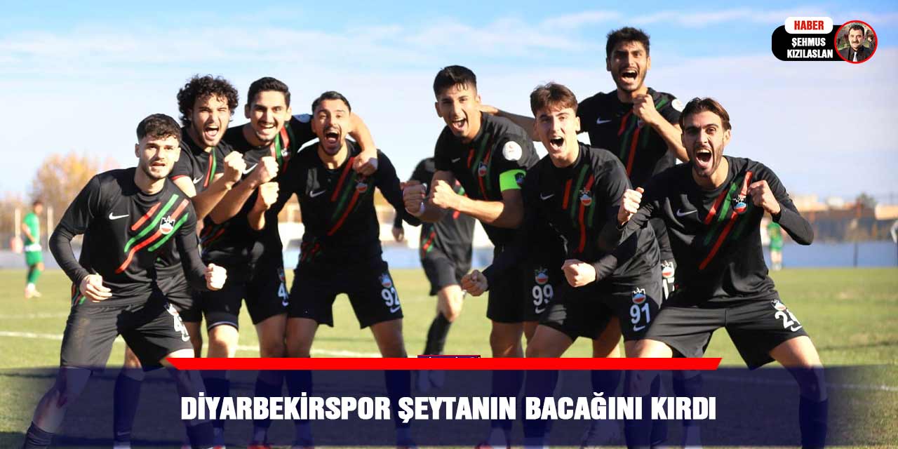Diyarbekirspor şeytanın bacağını kırdı