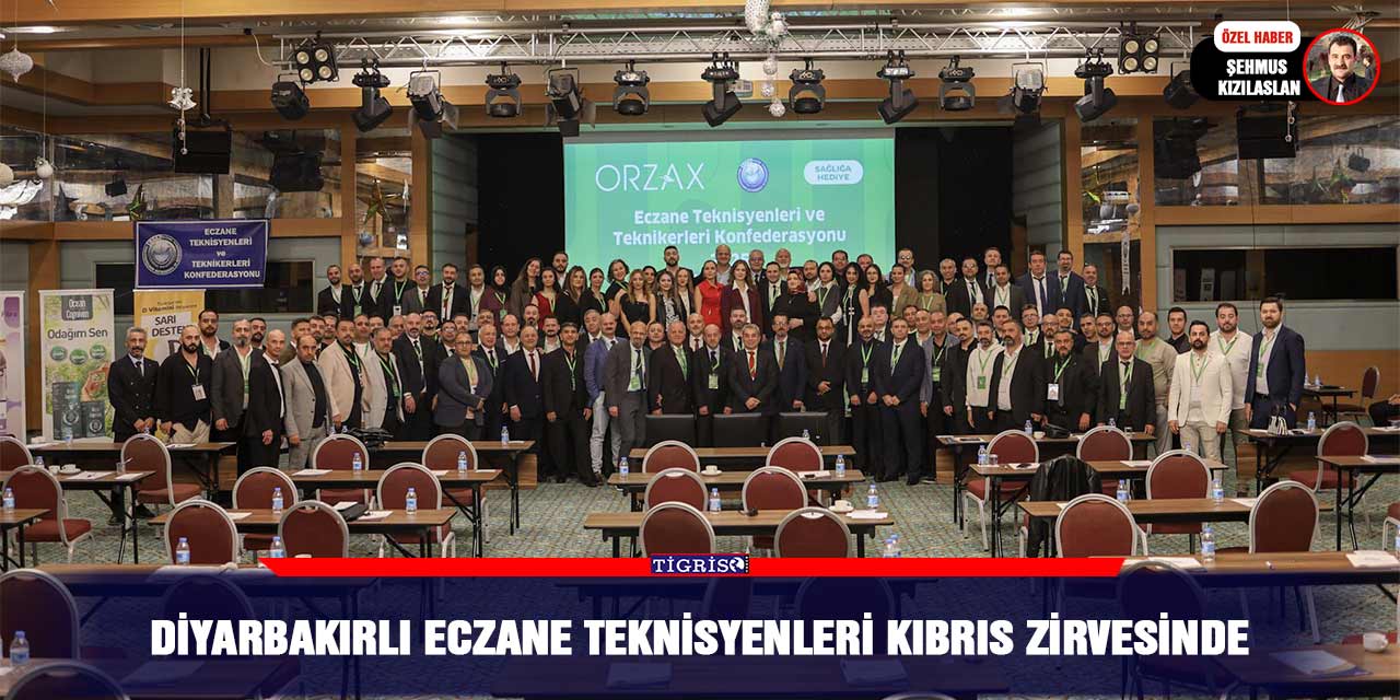 Diyarbakırlı eczane teknisyenleri Kıbrıs zirvesinde