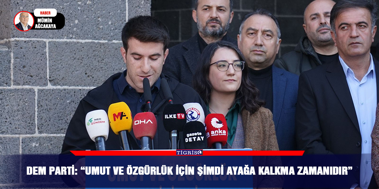 VİDEO - DEM Parti: “Umut ve özgürlük için şimdi ayağa kalkma zamanıdır”