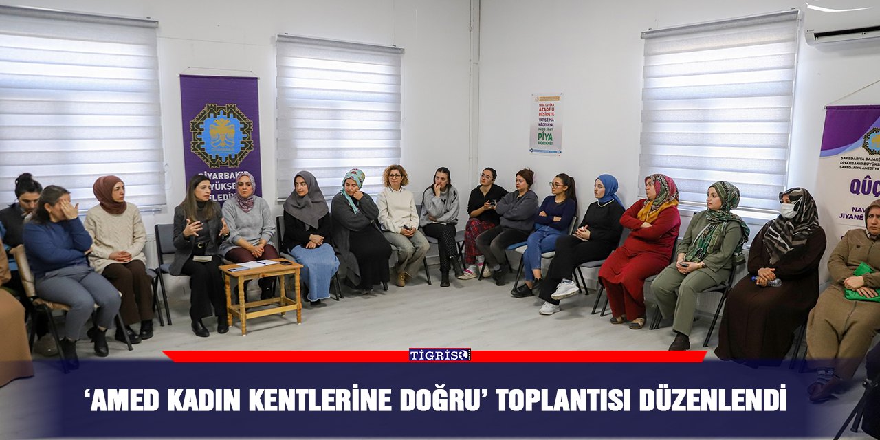 ‘Amed kadın kentlerine doğru’ toplantısı düzenlendi