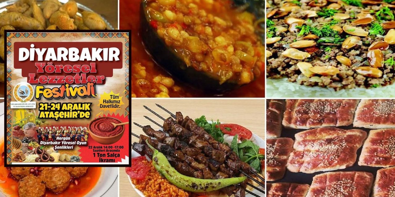 İstanbul’da "Diyarbakır Yöresel Lezzetler Festivali" düzenlenecek