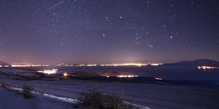 Geminid meteor yağmuru Bitlis’te gökyüzünü aydınlattı