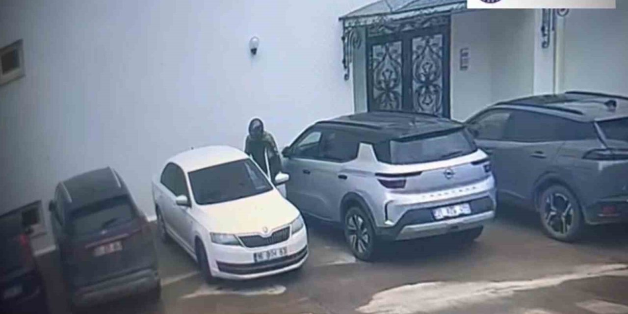 Hatay'da kasklı hırsız kıskıvrak yakalandı