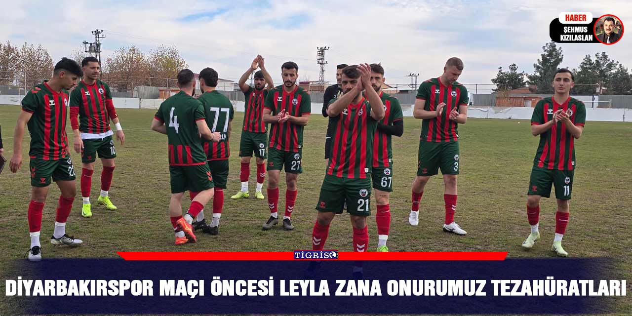 Diyarbakırspor maçı öncesi Leyla Zana onurumuz tezahüratları