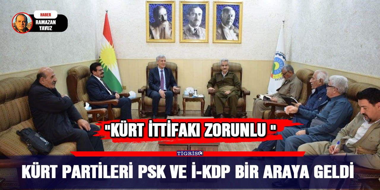 Kürt partileri PSK ve İ-KDP bir araya geldi