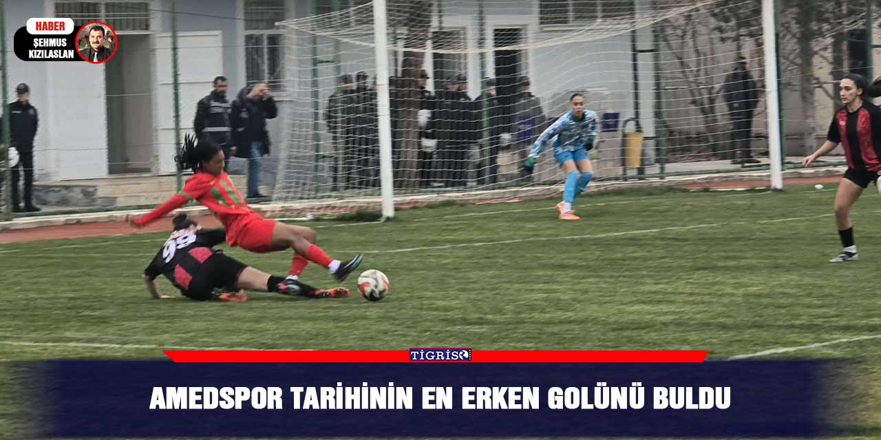 Amedspor tarihinin en erken golünü buldu