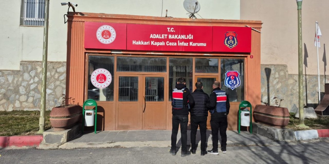 Hakkari’de aranan hükümlü yakalandı
