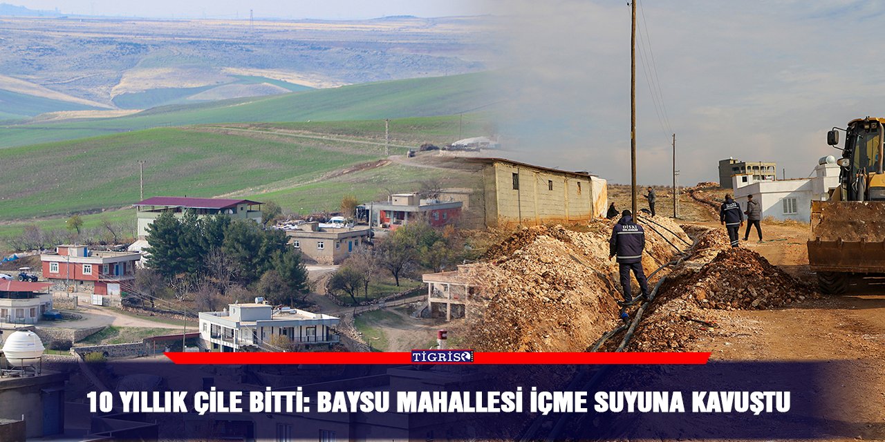 10 yıllık çile bitti: Baysu Mahallesi içme suyuna kavuştu