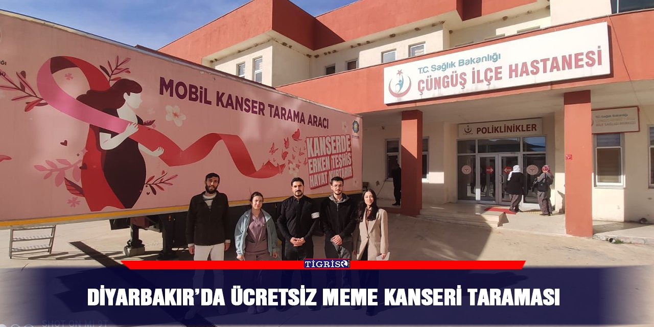 Diyarbakır’da ücretsiz meme kanseri taraması