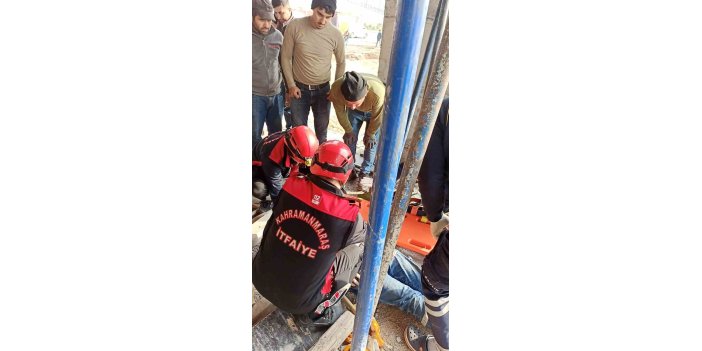 İnşaattan düşen işçi yaralandı