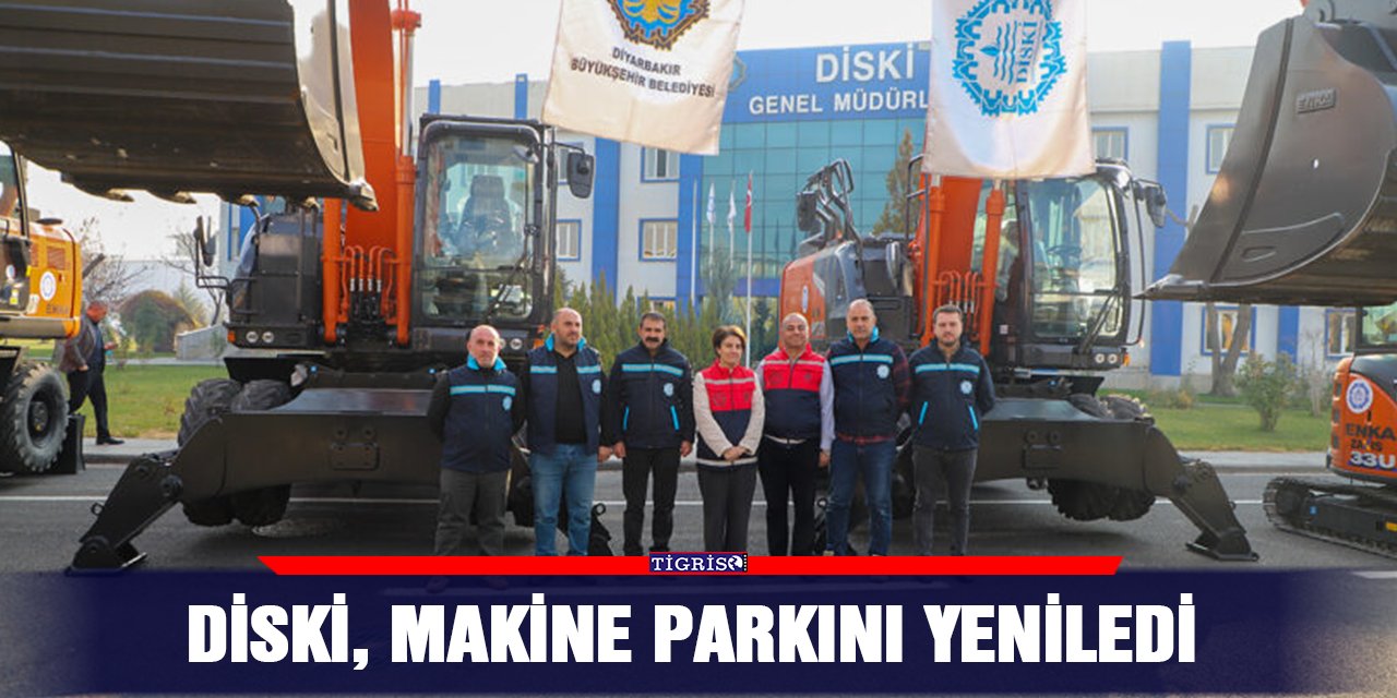 DİSKİ, makine parkını yeniledi