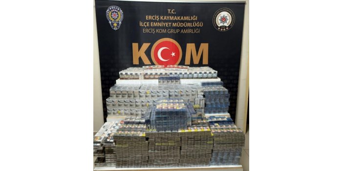 2 bin 290 paket sigara ele geçirildi