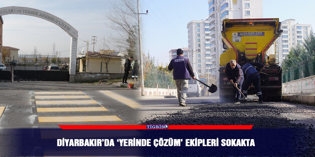 Diyarbakır’da ‘Yerinde Çözüm’ ekipleri sokakta