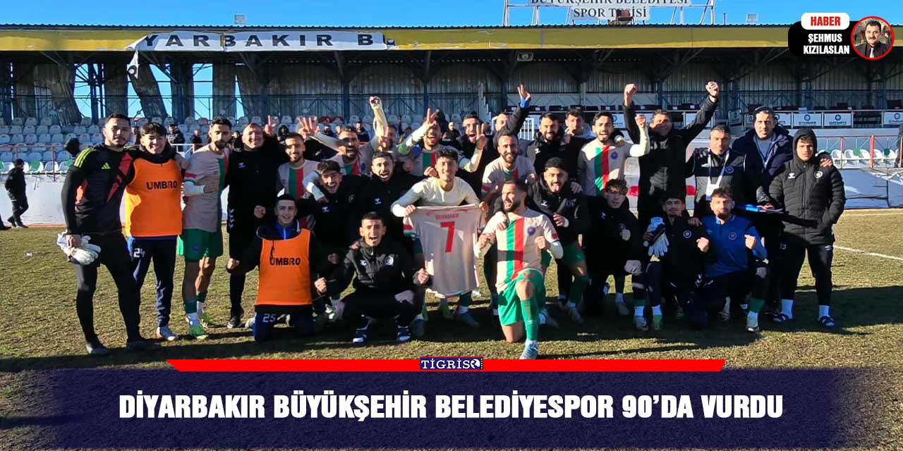 Diyarbakır Büyükşehir Belediyespor 90’da vurdu