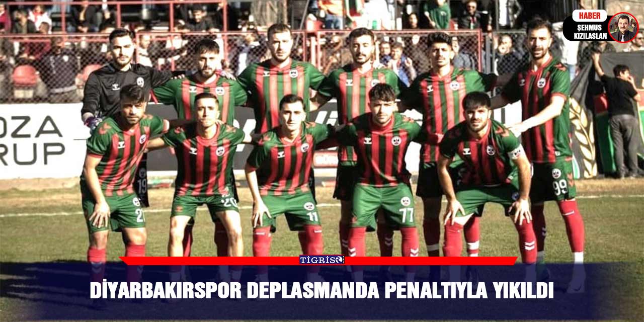 Diyarbakırspor deplasmanda penaltıyla yıkıldı