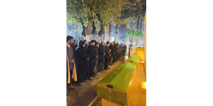 Kazada ölen 3 çocuk toprağa verildi