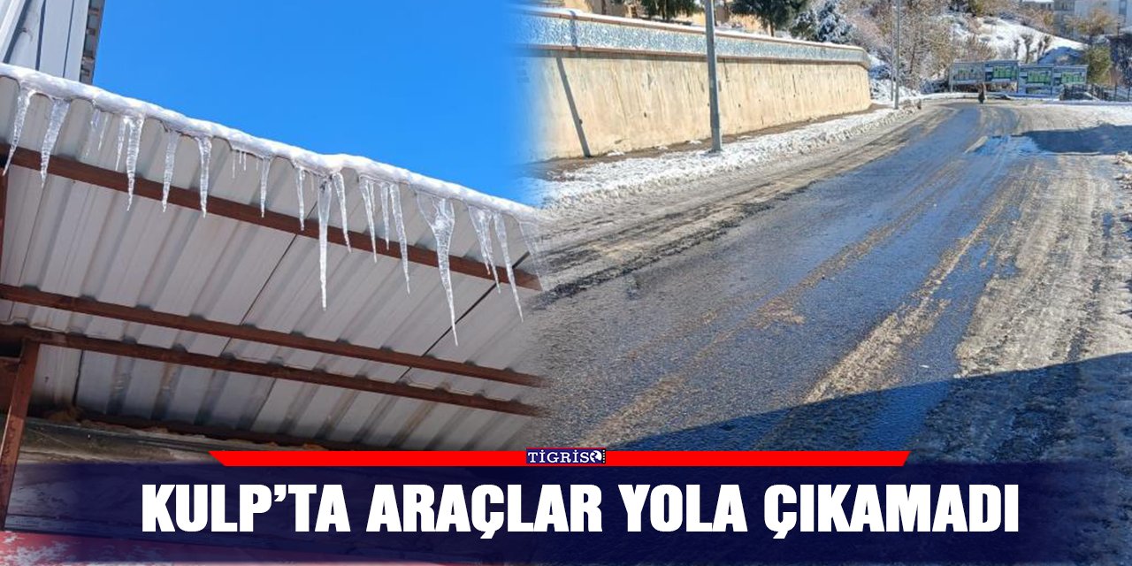 Kulp’ta araçlar yola çıkamadı