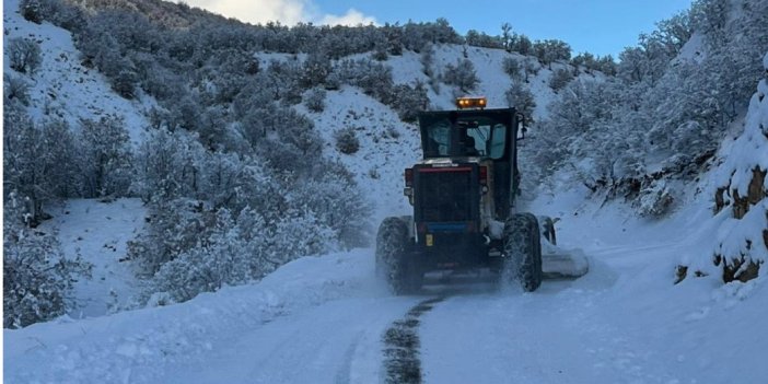 Bingöl'de 100 köy yolu kapandı