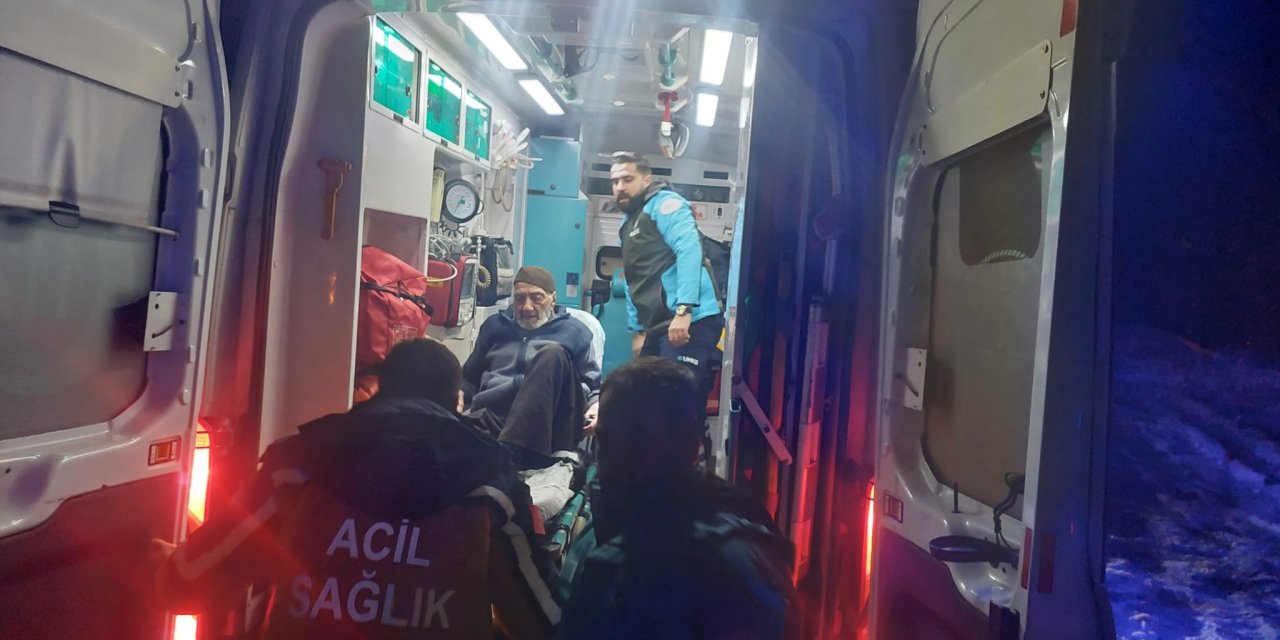 90 yaşındaki hastaya UMKE ulaştı