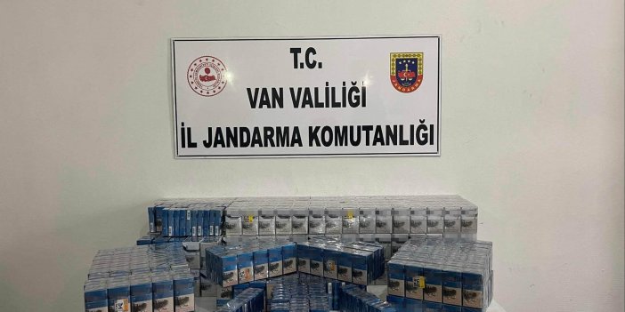 Van’da kaçak sigara ele geçirildi