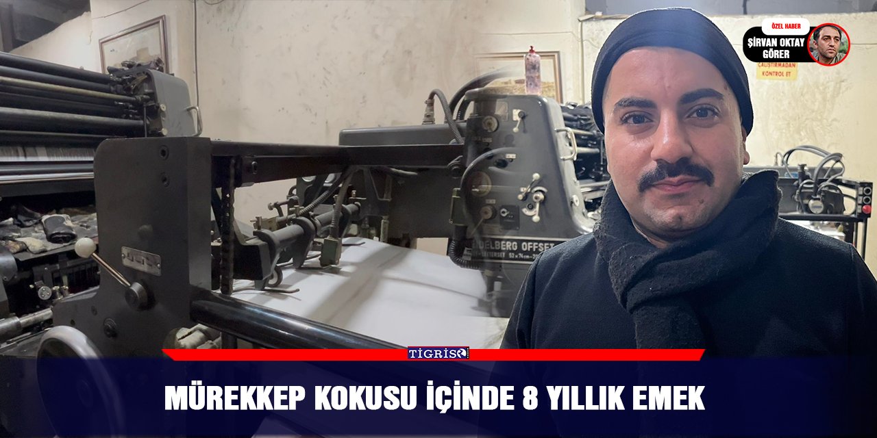 Mürekkep kokusu içinde 8 yıllık emek