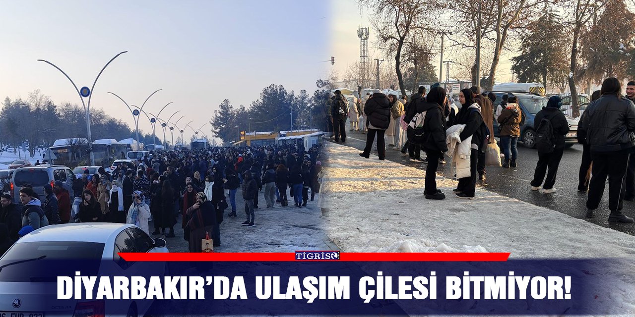 Diyarbakır’da ulaşım çilesi bitmiyor!