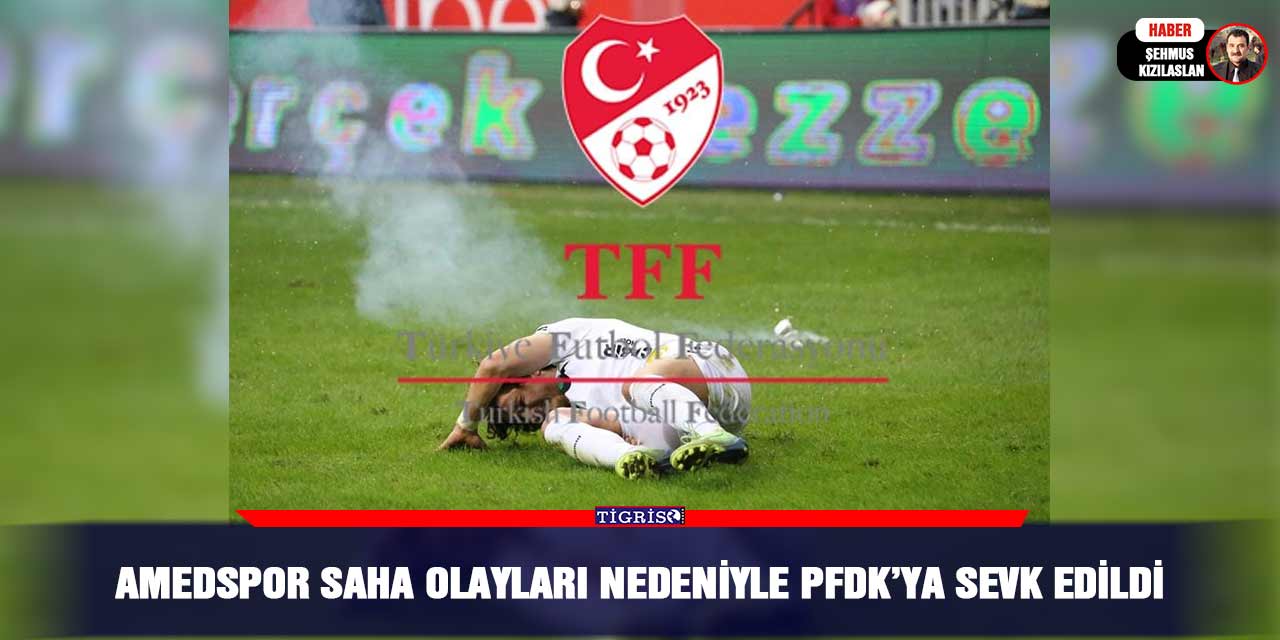 Amedspor saha olayları nedeniyle PFDK’ya sevk edildi