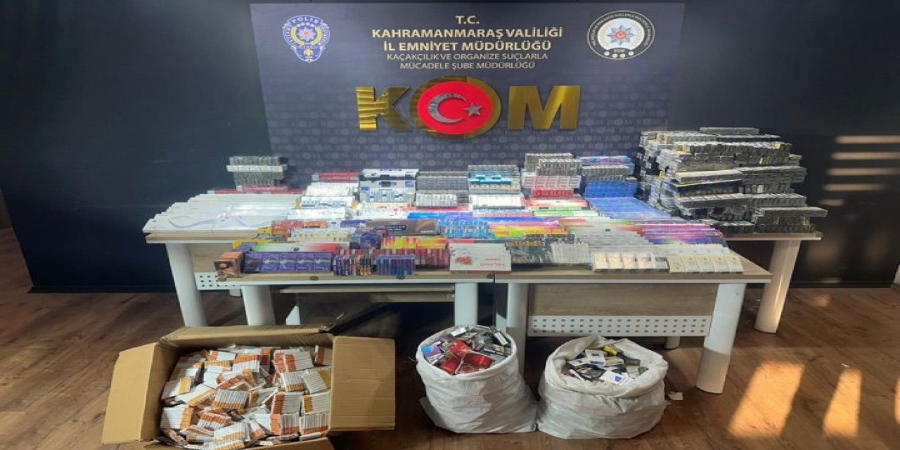 Kahramanmaraş’ta kaçakçılık operasyonu