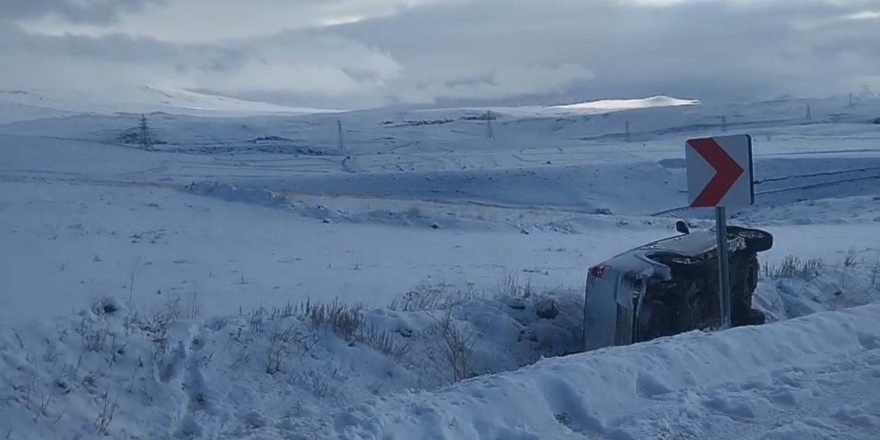 Otomobil takla attı: 1 yaralı
