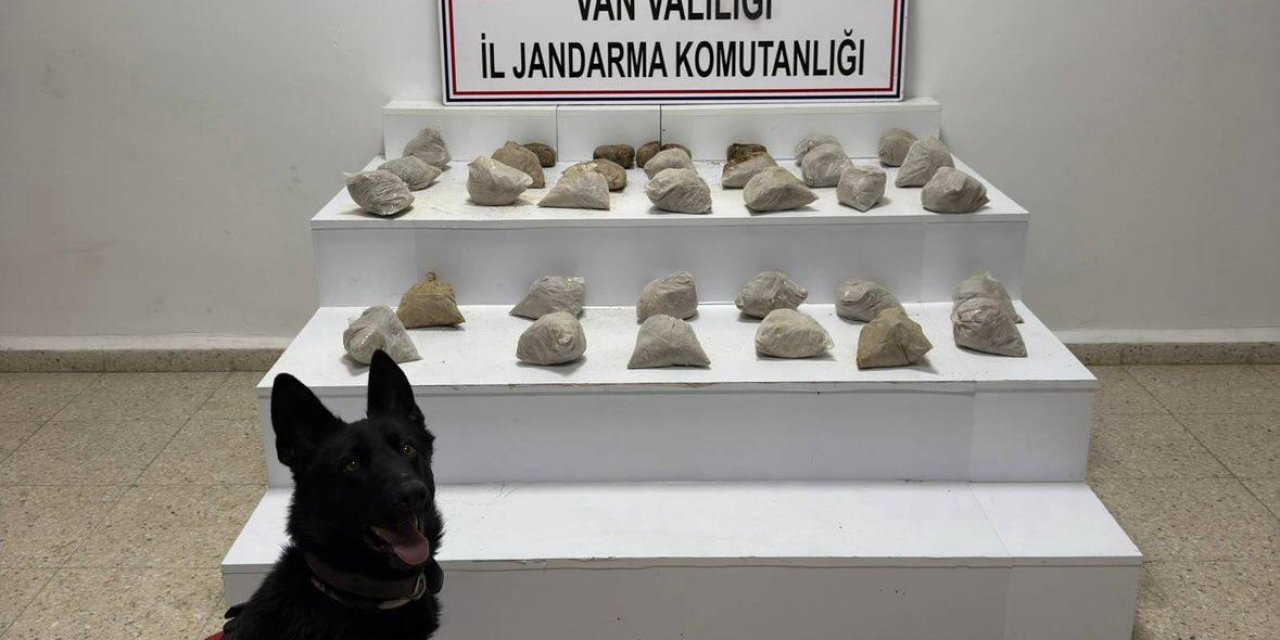 Van'da 24 kilogram eroin ele geçirildi