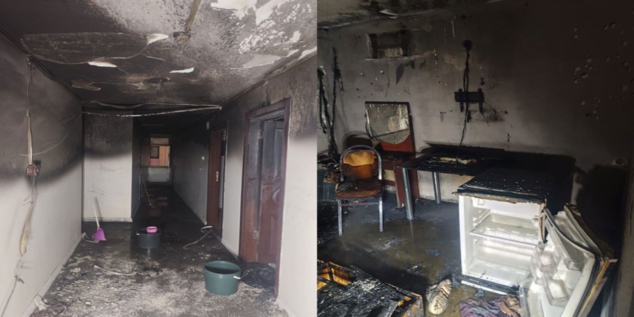 Diyarbakır'da otel yangını: 10 yaralı