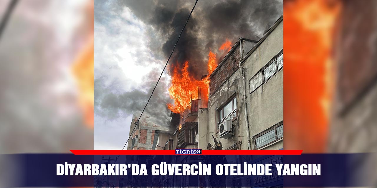 Diyarbakır’da güvercin otelinde yangın