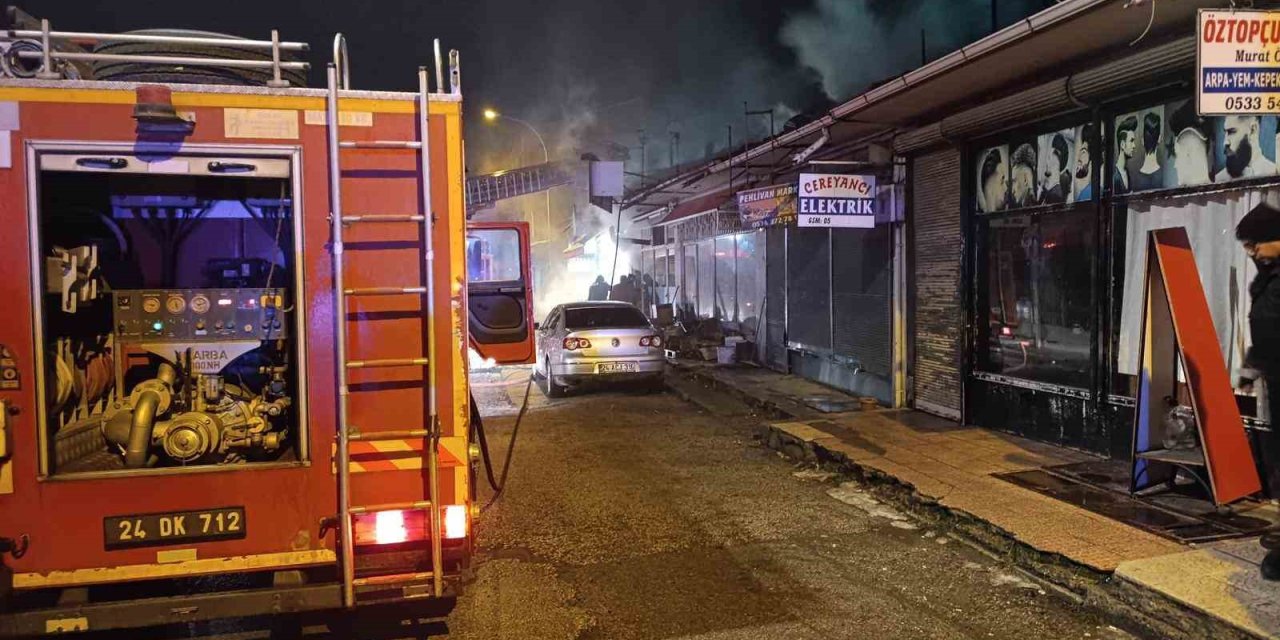 Ekmek fırınında yangın